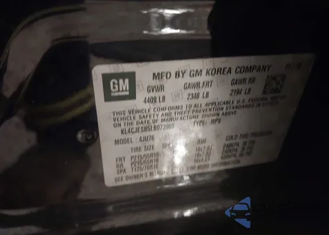 2020 Buick Encore Awd Preferred из США, поврежденный, VIN KL4CJESB5LB073969